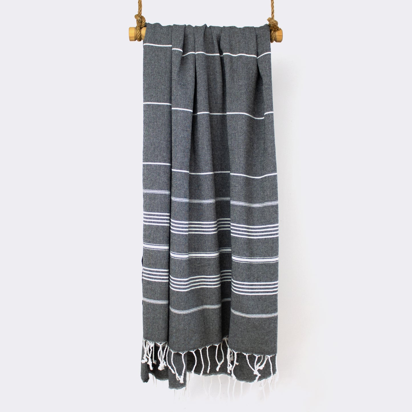 "SAUNA VIBES HAPPY LIVES" Embroidered Hammam Towel