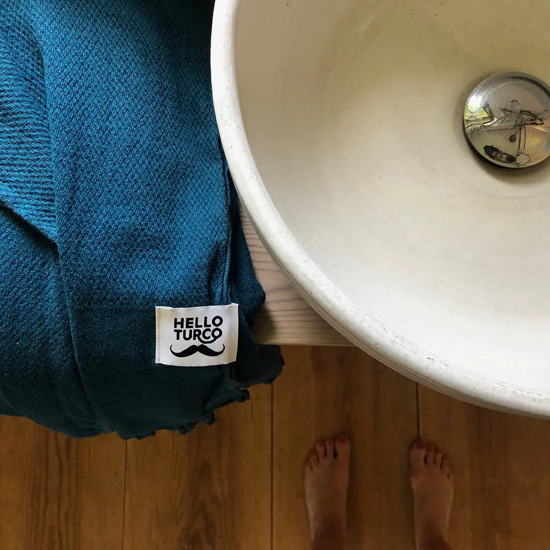 Stonewashed Turkish Bath Towels