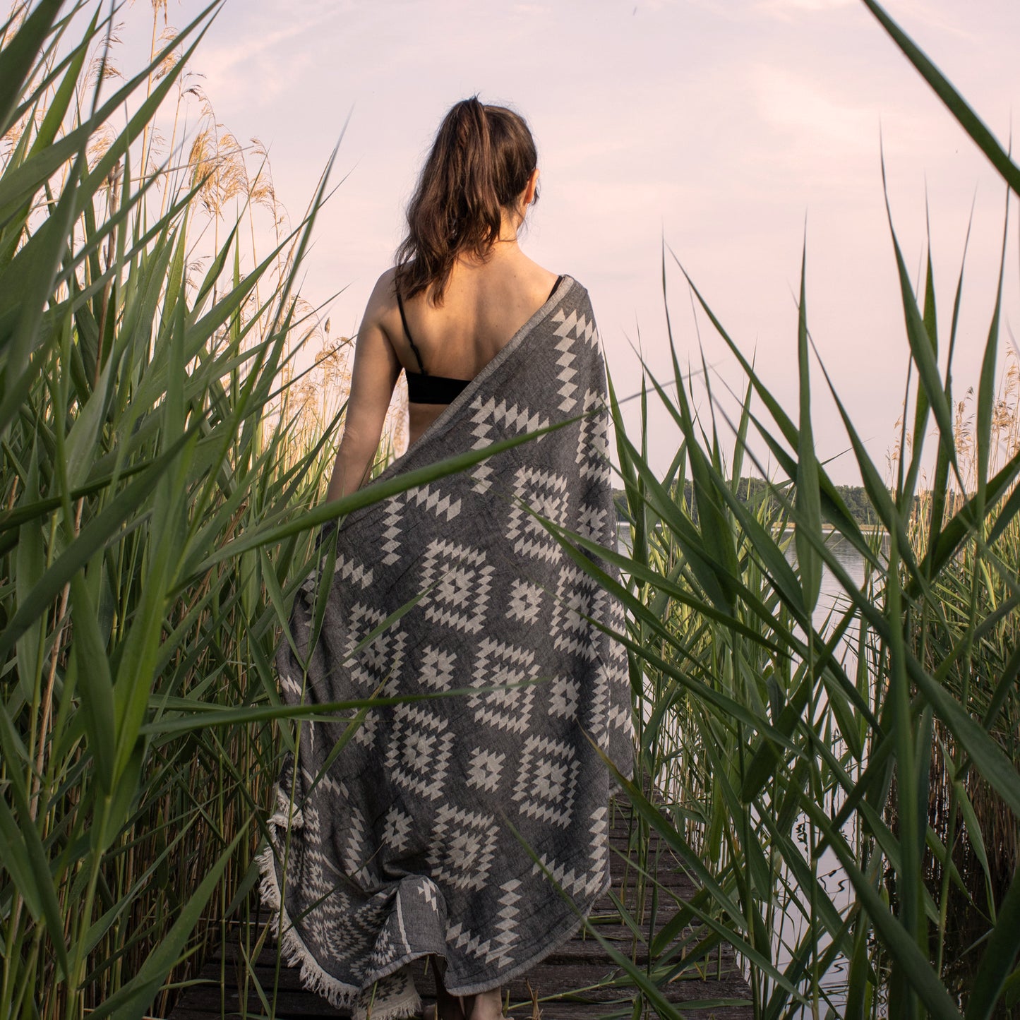 Kilim Gray Handwoven