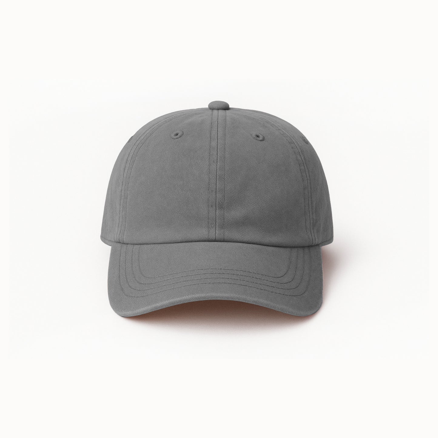 Light Gray Cap in Vintage Stonewashed Look