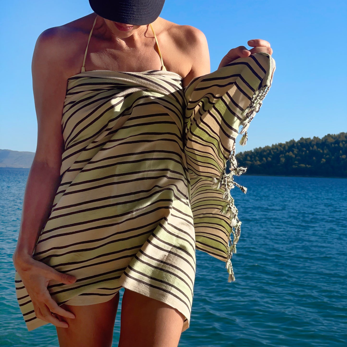 LIKE LAKE Handwoven Hammam Towel
