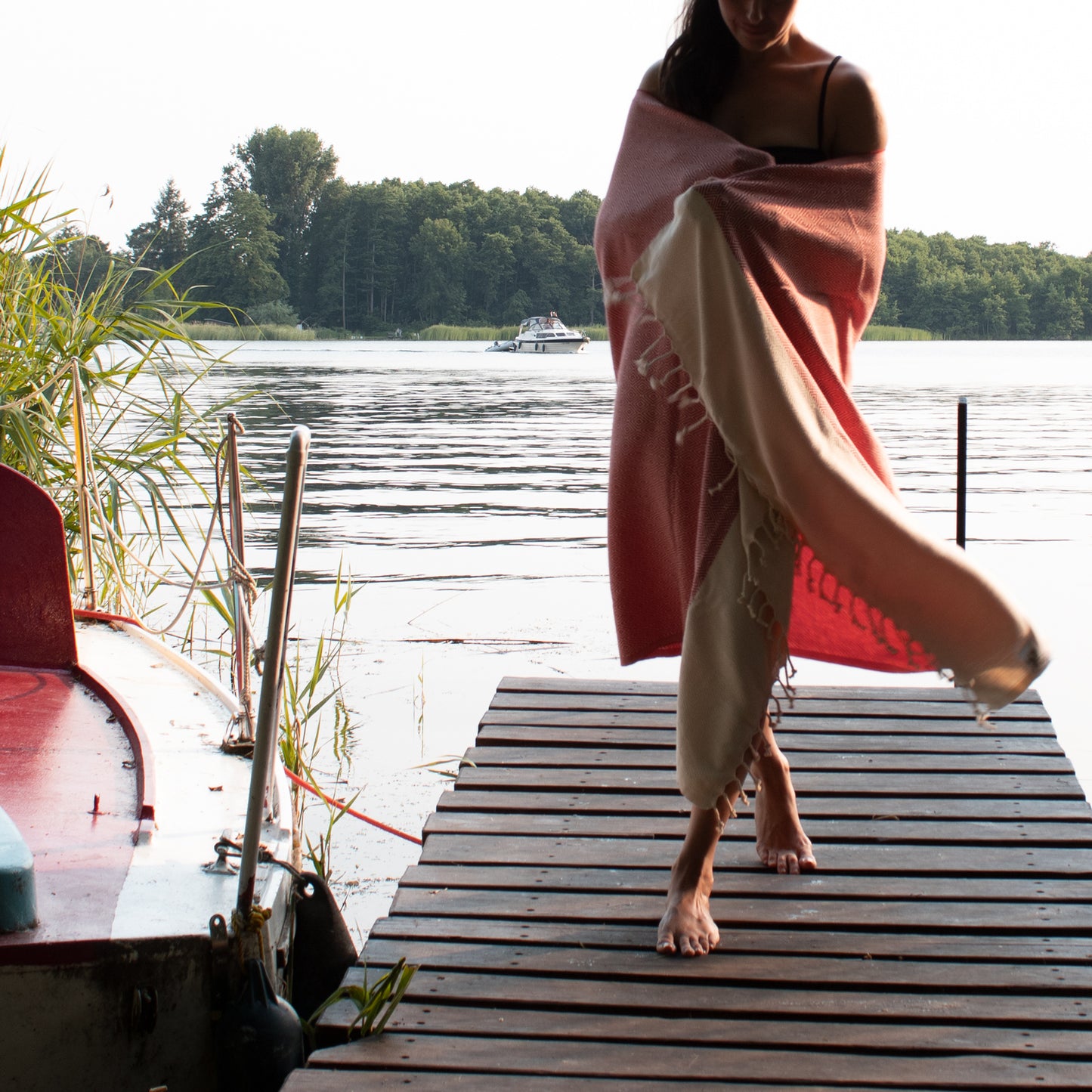 Otto Red Handwoven
