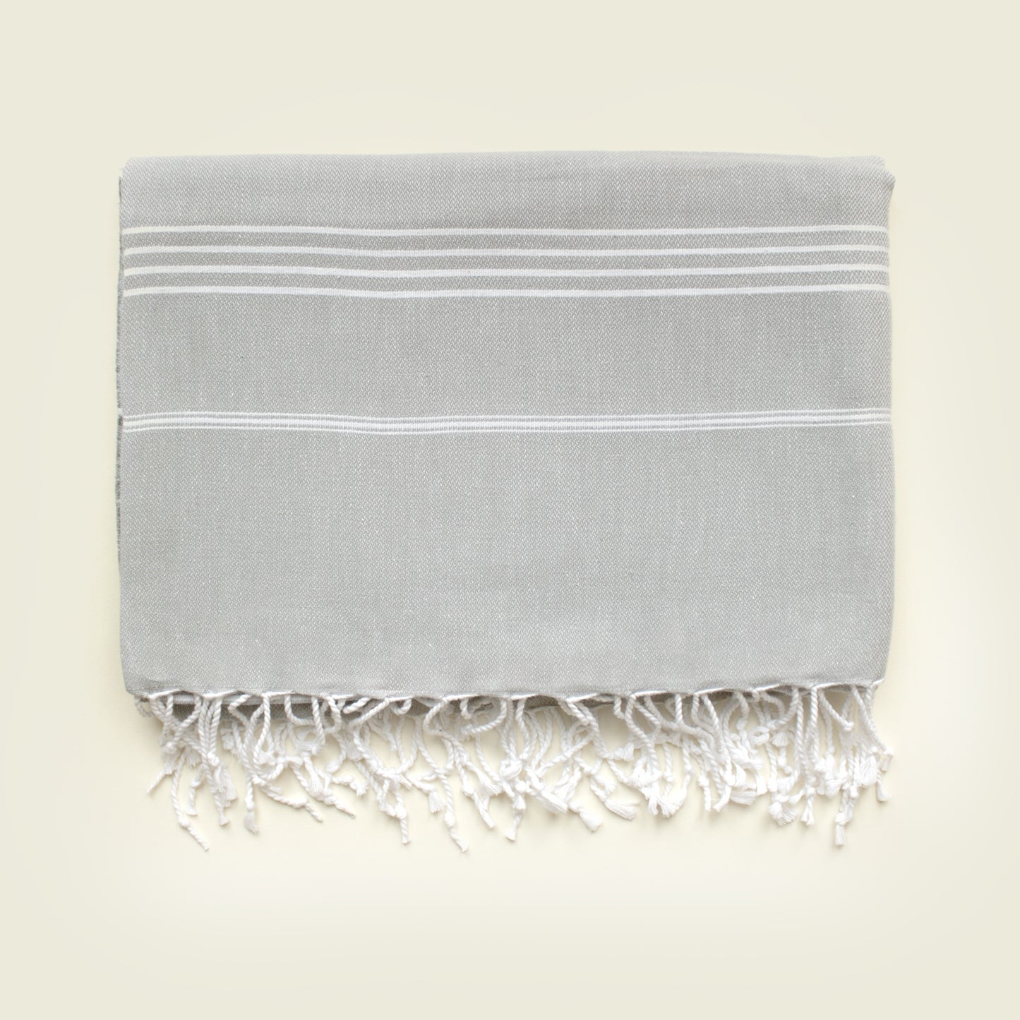 Pickie Light Gray - XXL Organic Cotton Blanket for Spa and Wellness