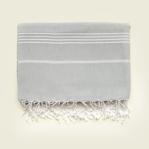 PICKIE GREY XXL Lightweight Organic Cotton Blanket – Perfect for Picnic, Beach & Sofa