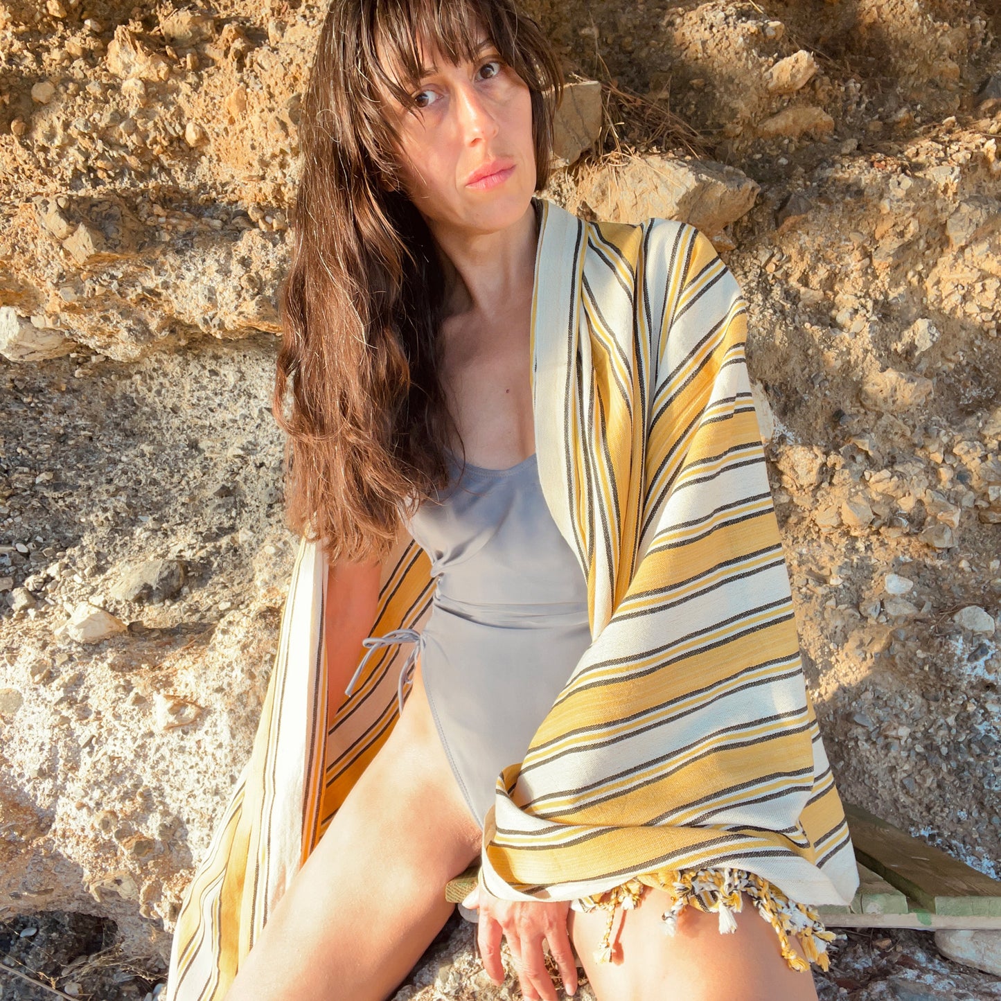 SUNDAZE Handwoven Hammam Towel