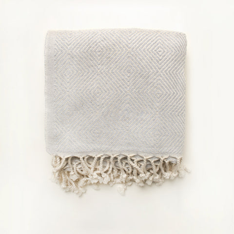 GRAYFUL Handgewebtes Hamamtuch