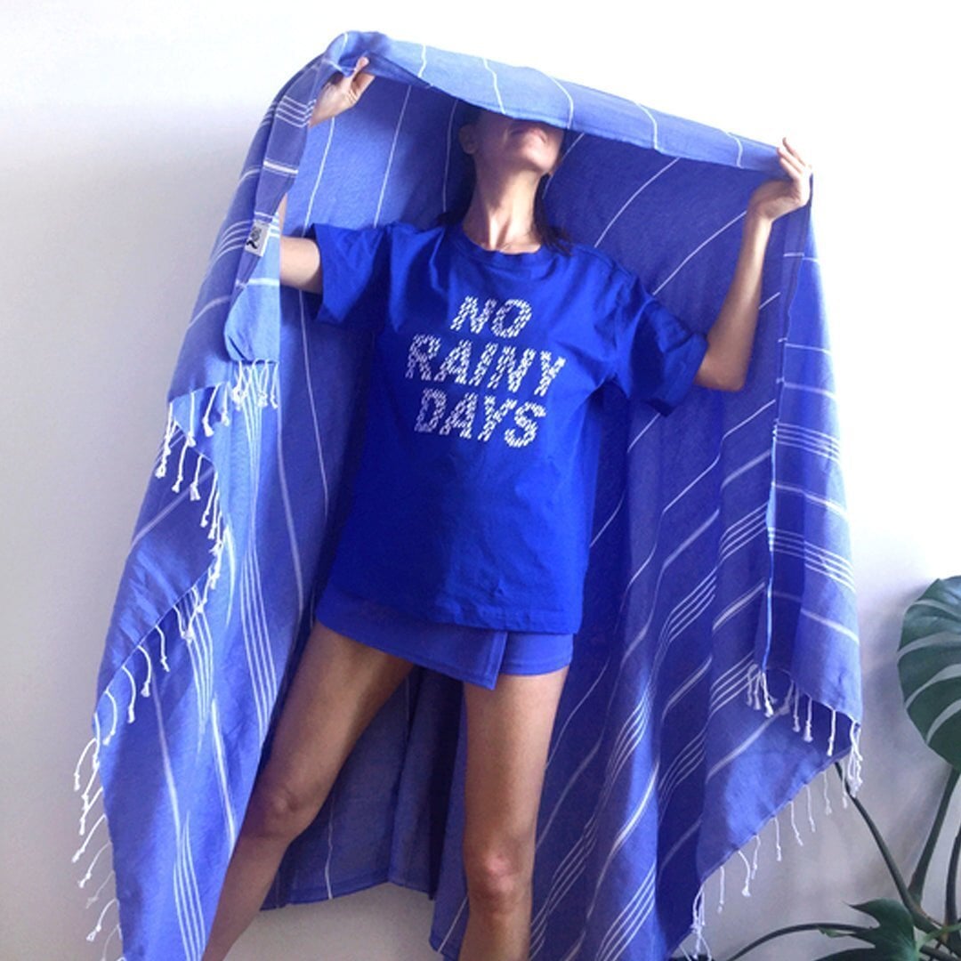 Pickie Blue Blanket Organic
