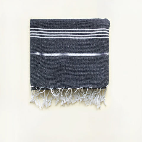 BEACH BOYS Anthracite Turkish Towel - Your Perfect Beach Companion