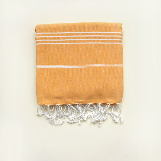Beach Boys Orange Turkish Towel