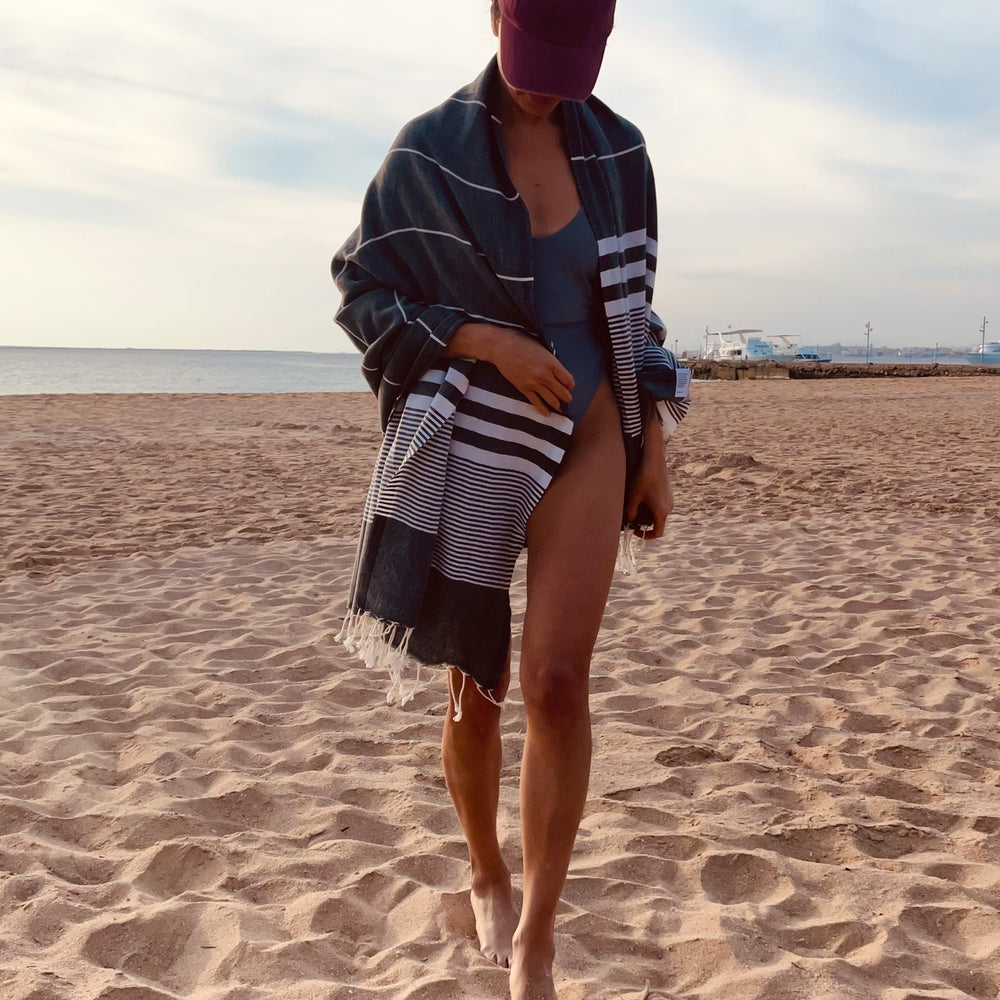 BEACH GIRLS ANTHRACITE Hamamtuch