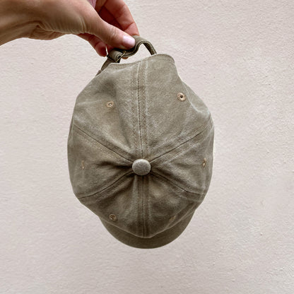 Personalized Beige Cap in Vintage Stonewashed Look