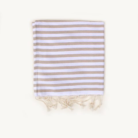 BEIGE FRIEND FOREVER Small - Your Go-To Turkish Towel