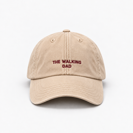 Personalisierte Vintage Beige Cap "The Walking Dad" HELLO TURCO