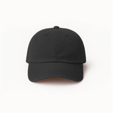 Schwarz Basecap im Stonewashed-Look