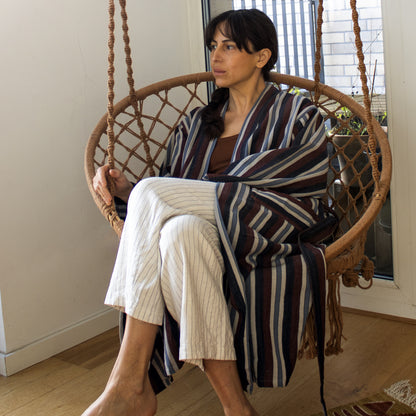 BORDO ROBE - Handwoven Robe for Luxurious Relaxation