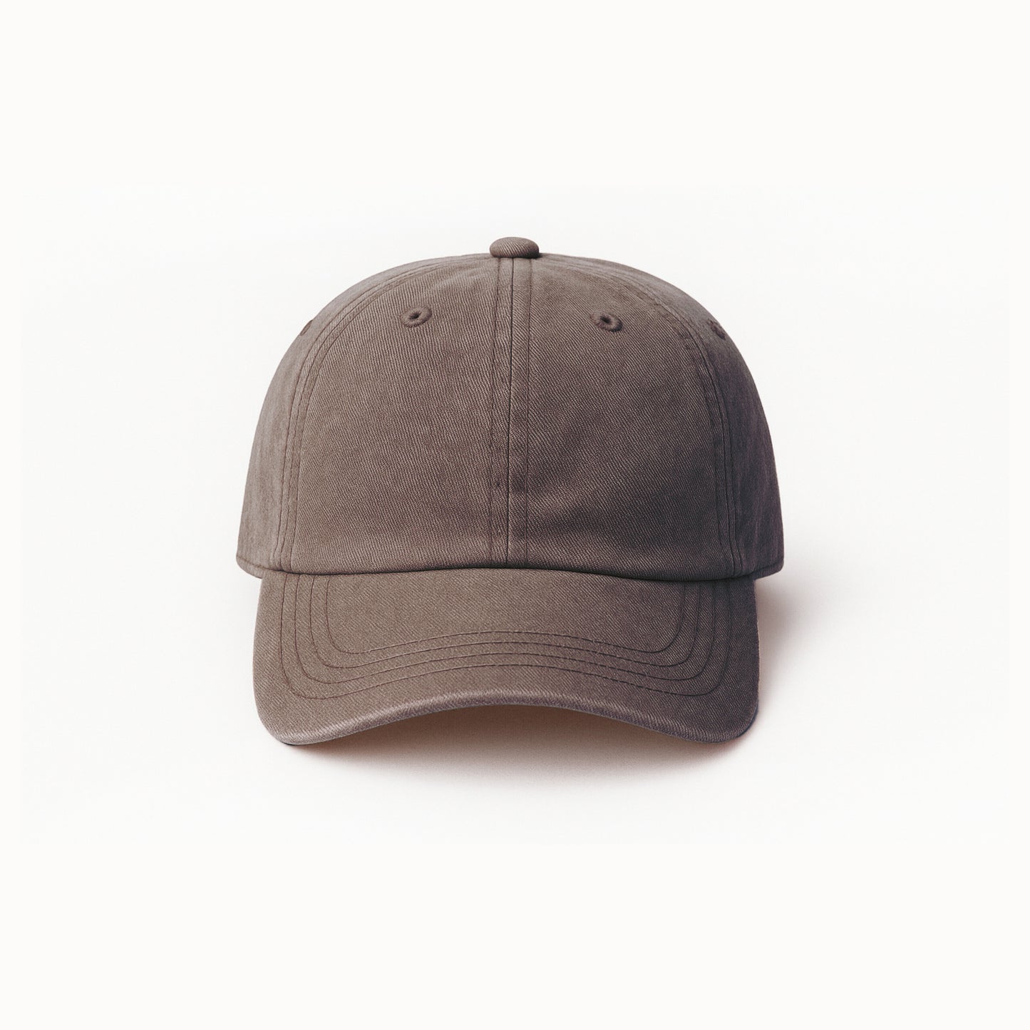 Brown Cap in Vintage Stonewashed Look