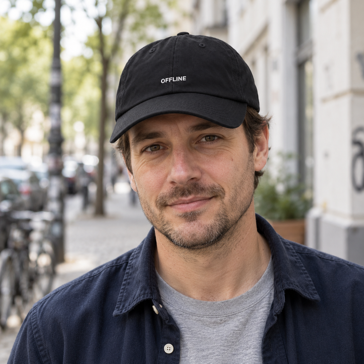 Personalisierte Black Cap "Offline" HELLO TURCO