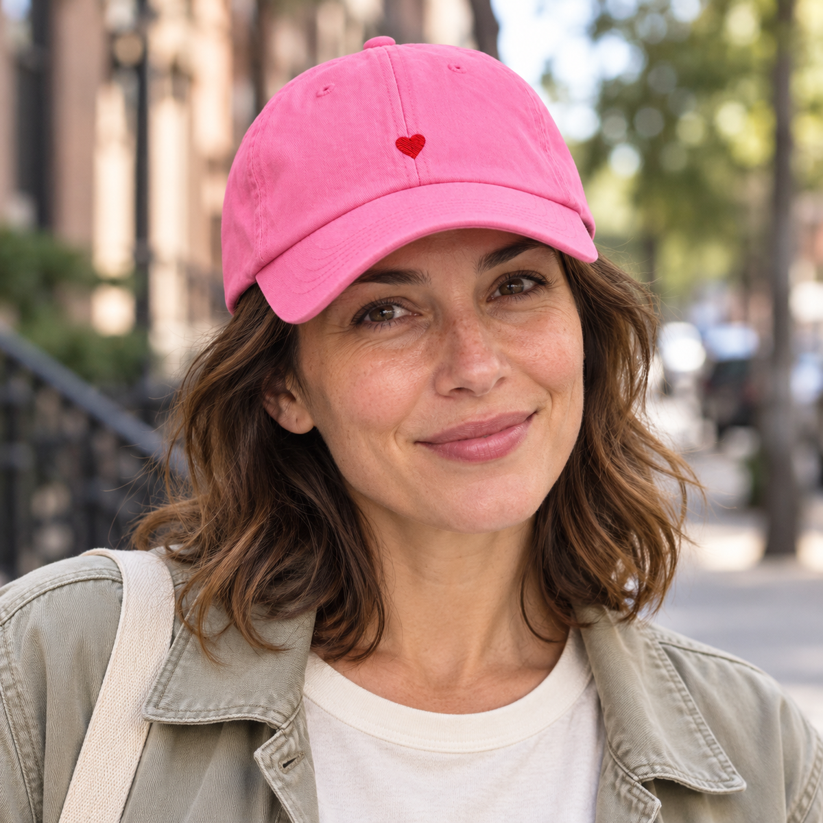 Personalisierte Pink Cap "Heart" HELLO TURCO