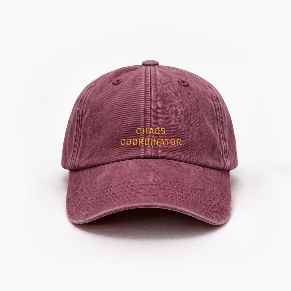 Personalisierte Vintage Red Basecap 