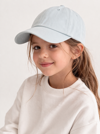 Light Blue Kid Cap HELLO TURCO