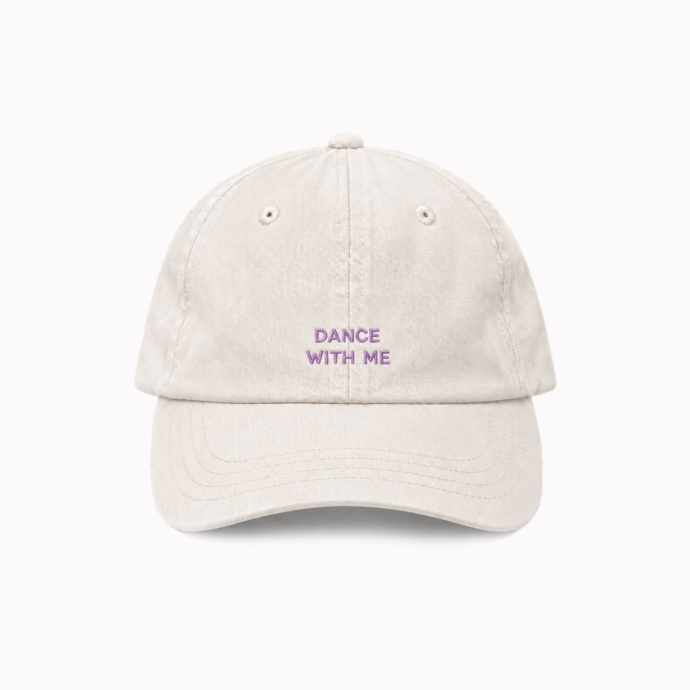 Personalized Offwhite Cap "Dance With Me"