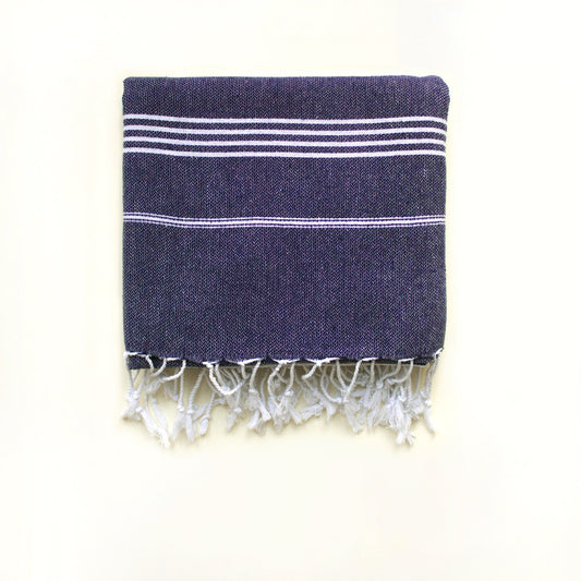 BEACH BOYS Navy Turkish Towel - Your Perfect Beach Companion