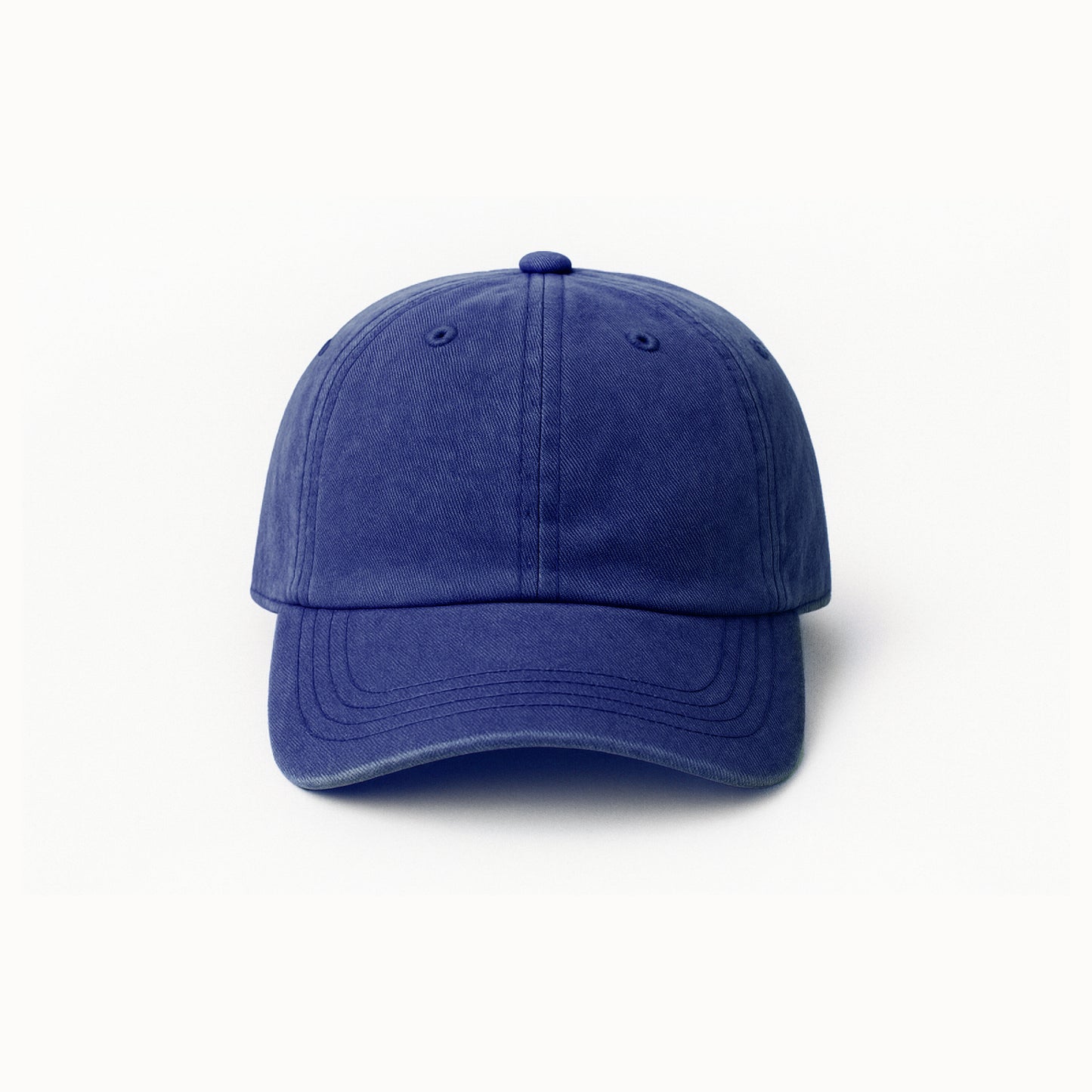 Dark Blue Cap in Vintage Stonewashed Look