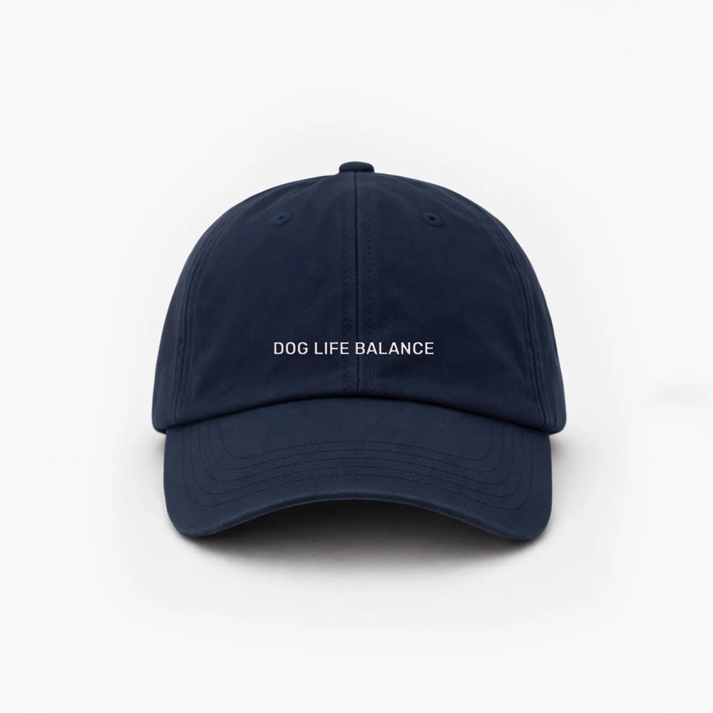 Personalized Navy Cap "Dog Life Balance"