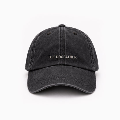 Personalisierte Vintage Black Cap "The Dogfather" HELLO TURCO