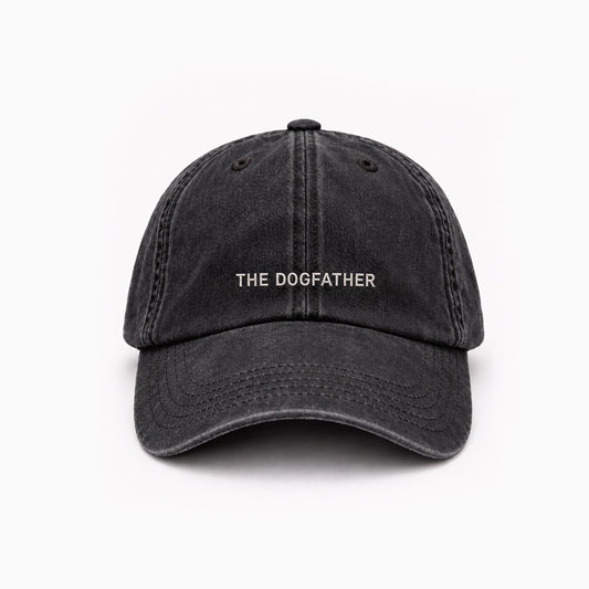 Personalisierte Vintage Black Cap "The Dogfather" HELLO TURCO