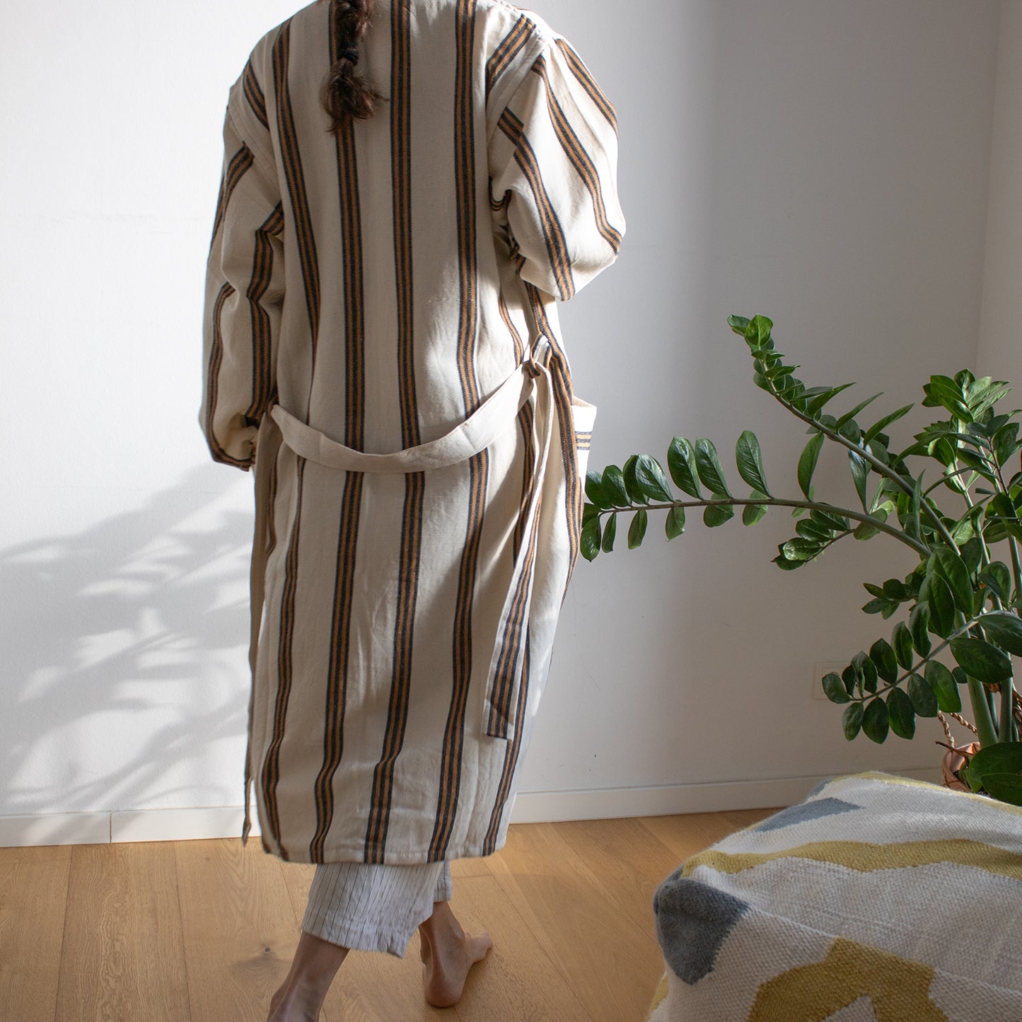 EARTH ROBE - Handwoven Bathrobe for Relaxation