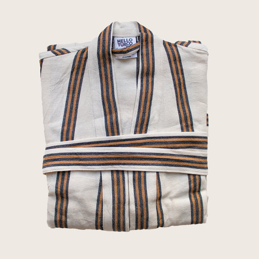 EARTH ROBE - Handwoven Bathrobe for Relaxation