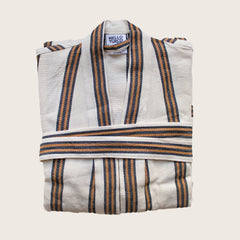 EARTH ROBE - Handgewebter Bademantel für luxuriöse Entspannung