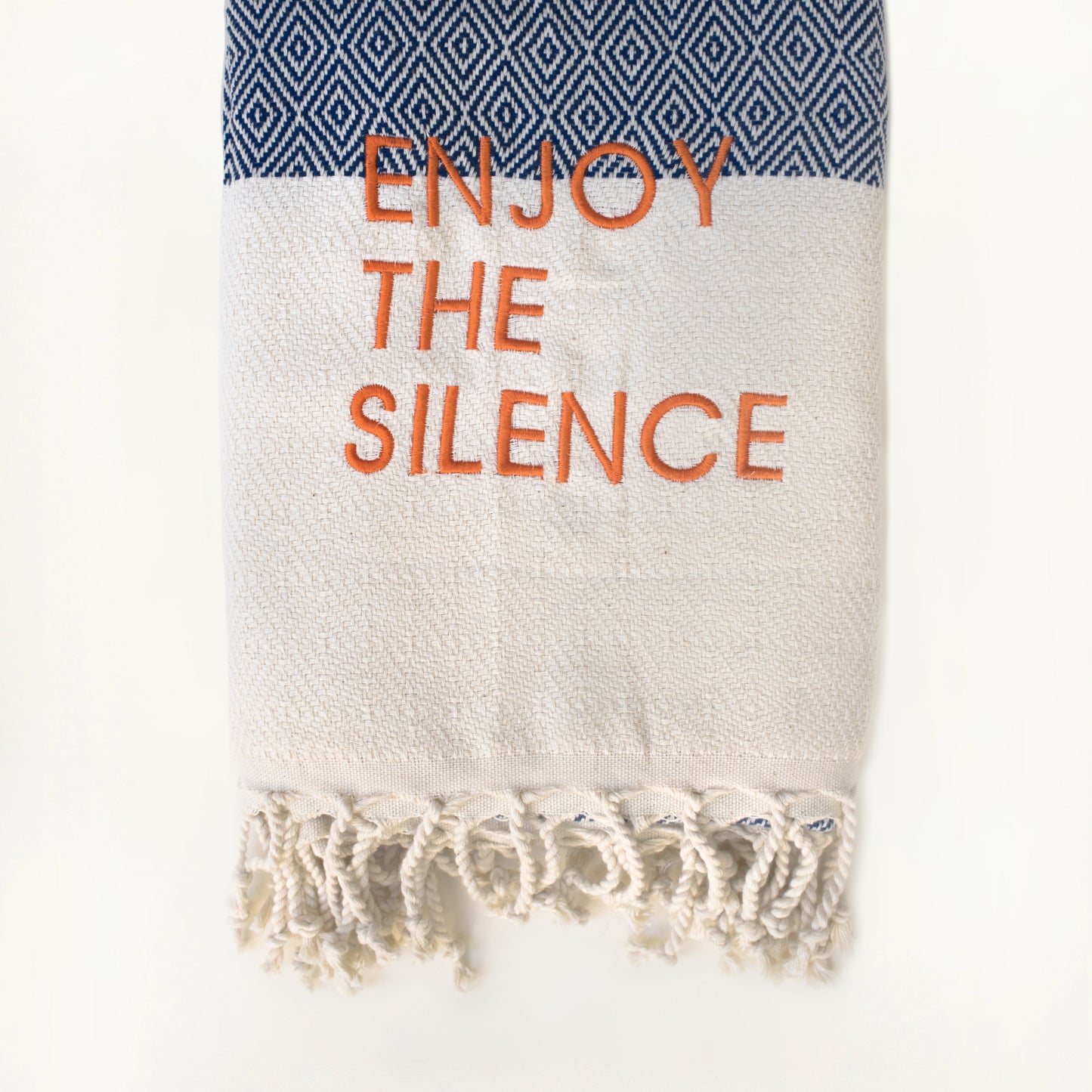 "ENJOY THE SILENCE" Embroidered