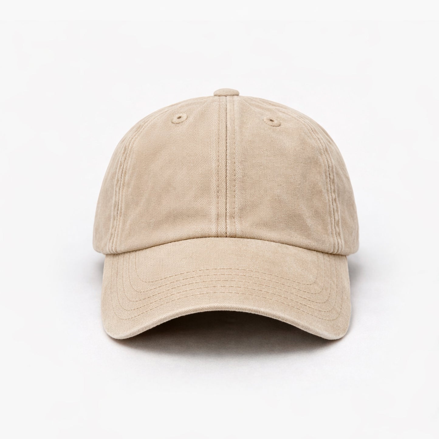 Vintage Beige Stonewashed Cap HELLO TURCO
