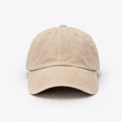 Vintage Beige Stonewashed Cap HELLO TURCO