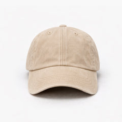 Vintage Beige Stonewashed Cap