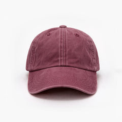 Vintage Red Stonewashed Cap