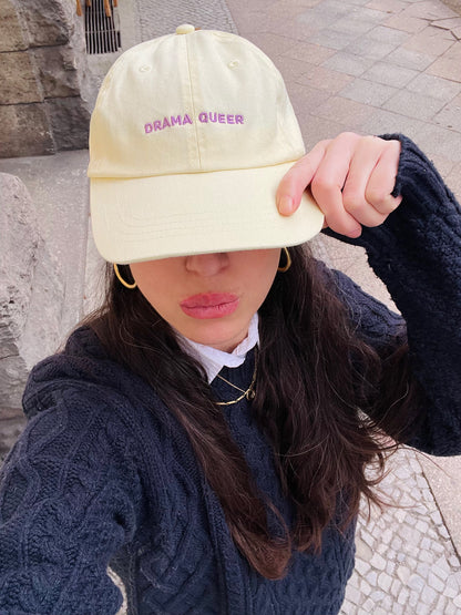 Personalisierte Pink Cap "Drama Queer" HELLO TURCO
