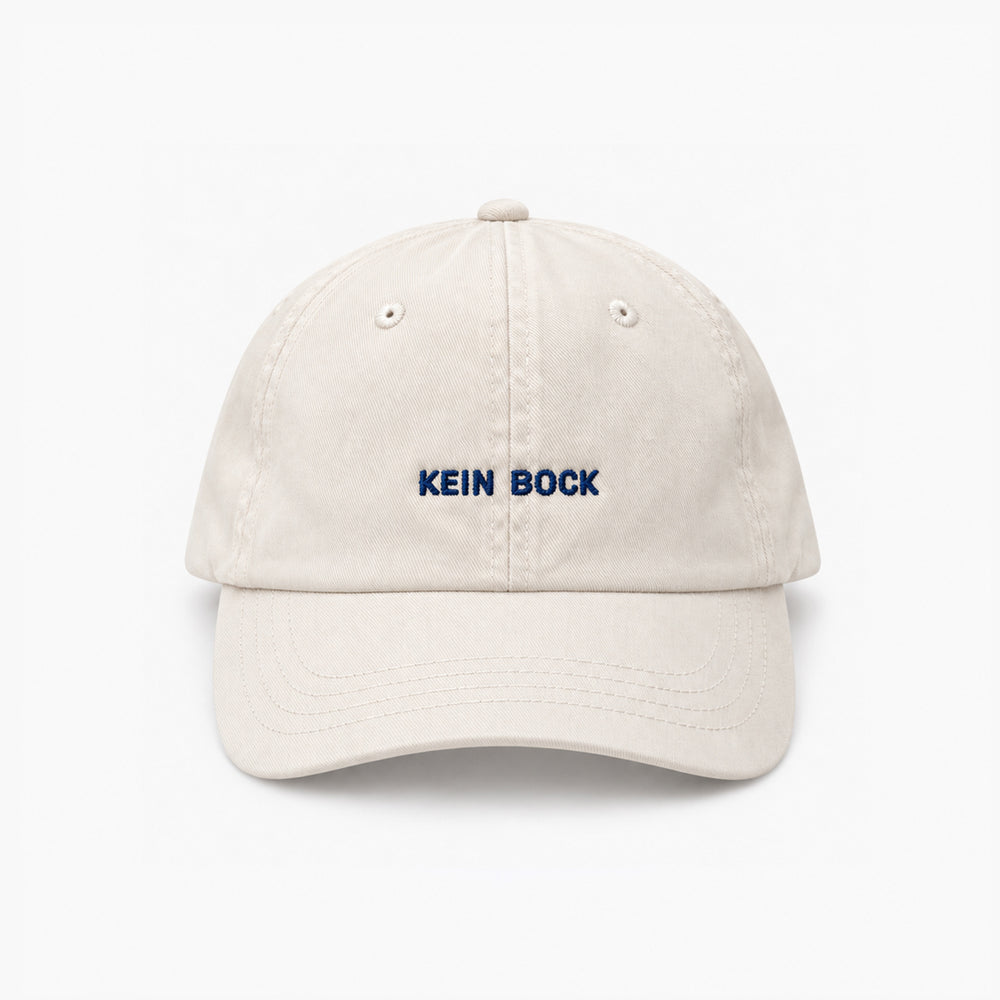 Personalized  Offwhite Cap "Kein Bock"