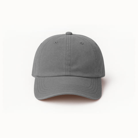 Light Gray Cap in Vintage Stonewashed Look