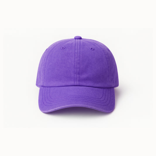 Lilac Cap in Vintage Stonewashed Look