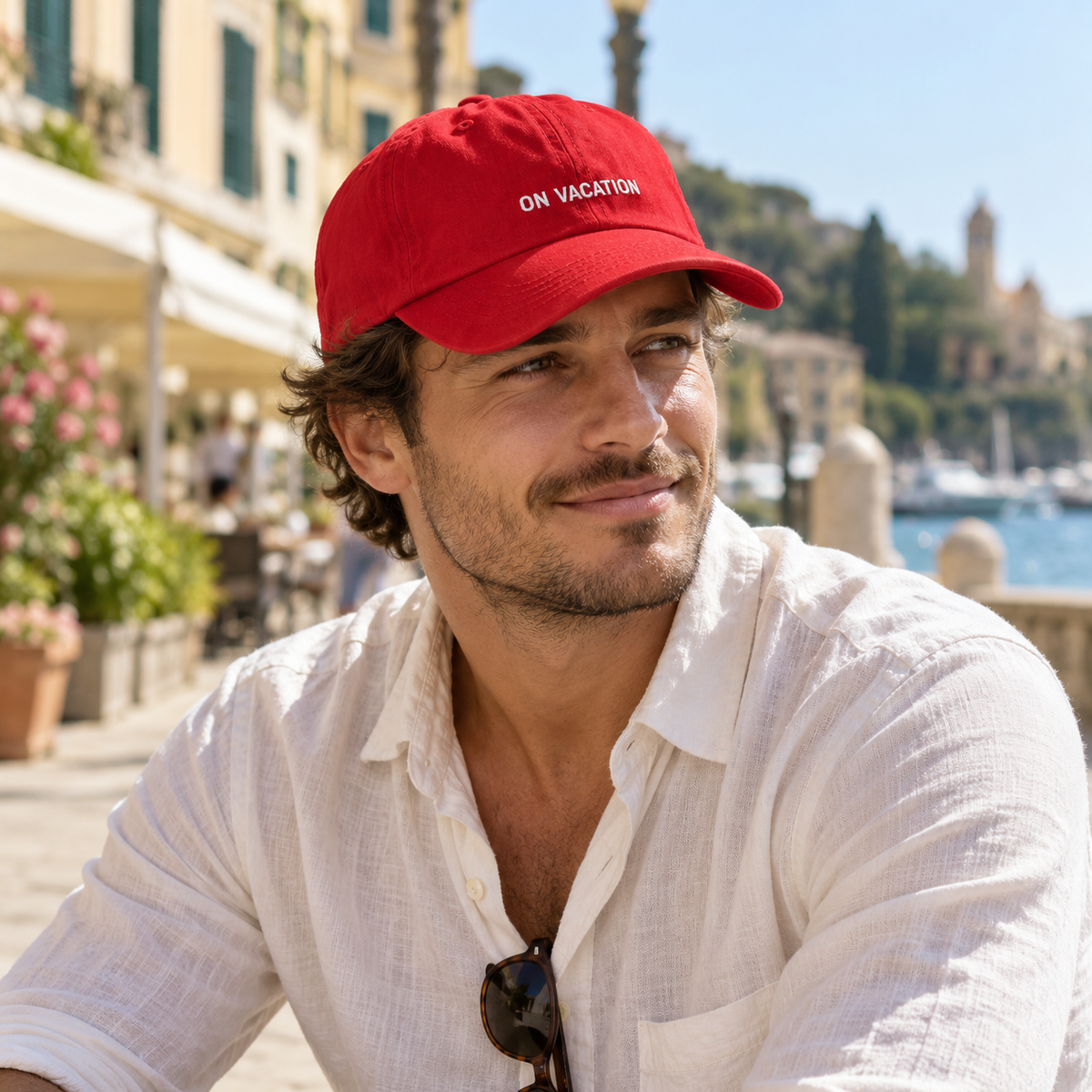Personalisierte Red Cap "On Vacation" HELLO TURCO