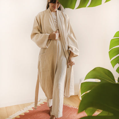 NATUR ROBE - Handwoven Bathrobe for Relaxation