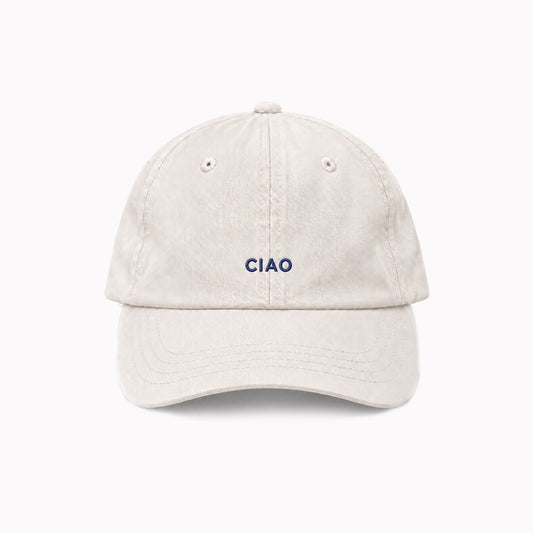 Personalisierte Offwhite Cap "Ciao" HELLO TURCO