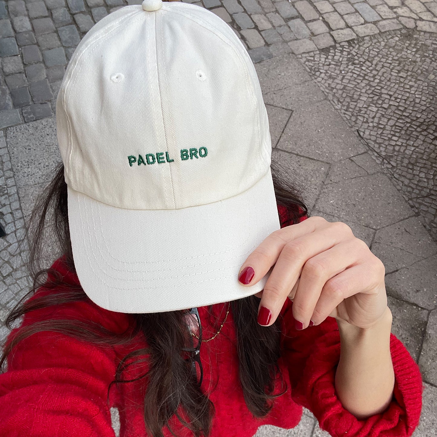 Personalisierte Offwhite Cap "Padel Bro" HELLO TURCO
