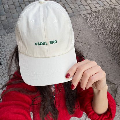 Personalisierte Offwhite Cap "Padel Bro" HELLO TURCO