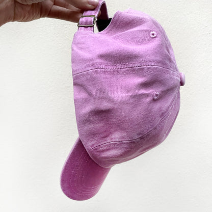 Light Pink Cap in Vintage Stonewashed Look