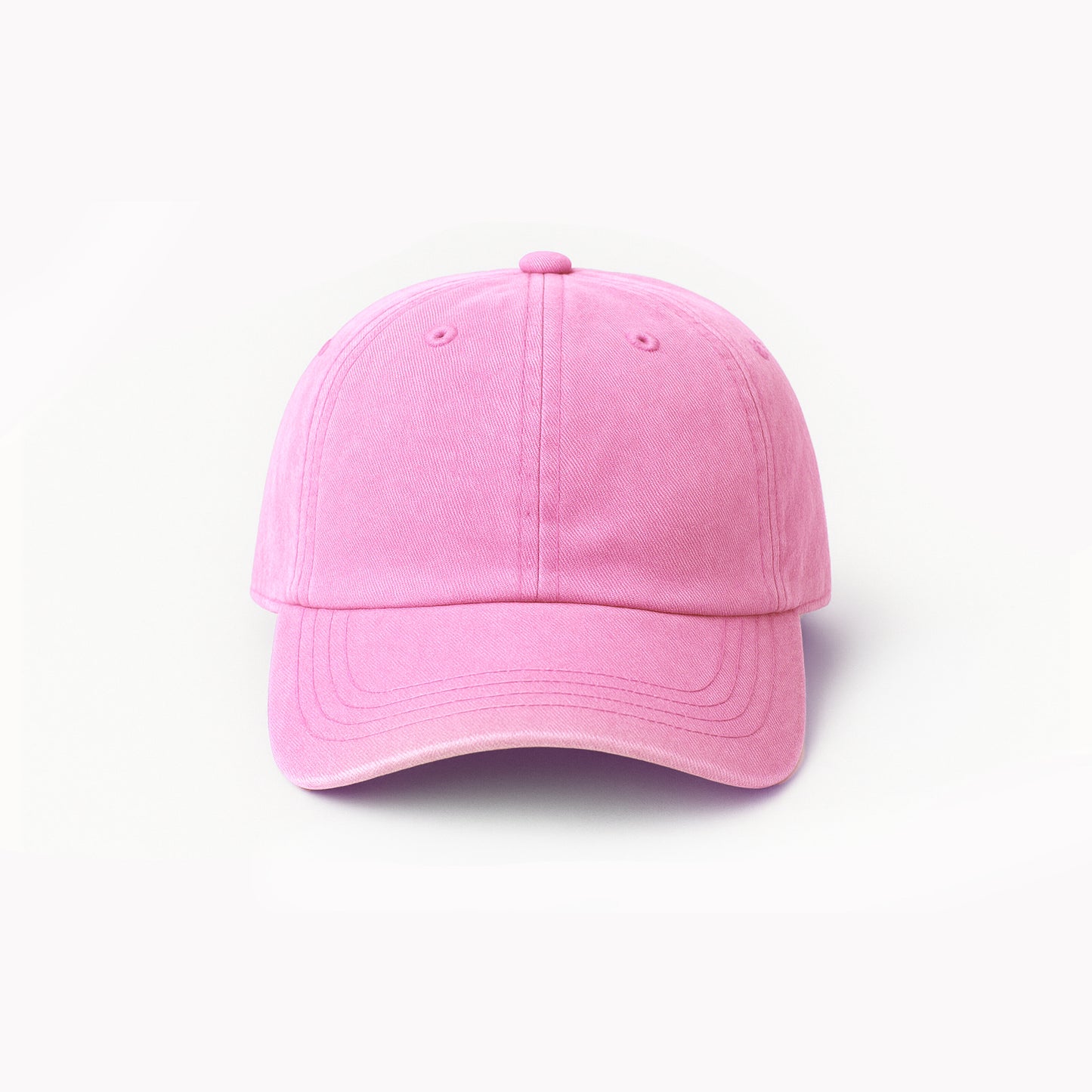 Light Pink Cap in Vintage Stonewashed Look