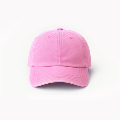 Light Pink Cap in Vintage Stonewashed Look